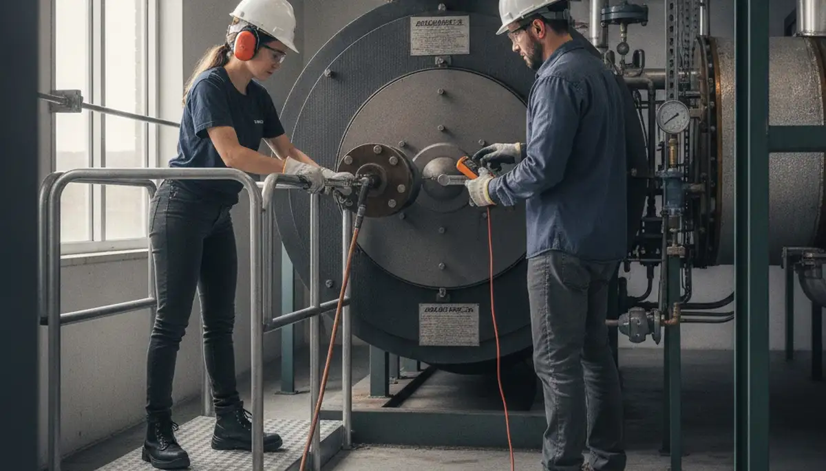Boiler repair technician serving Hoboken, NJ homes with fast heating system service
