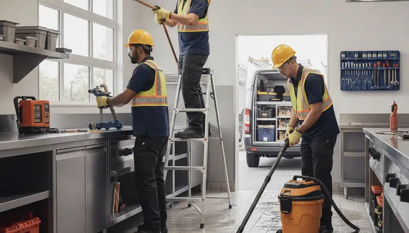 Emergency plumber repairing a pipe in Hoboken, NJ for fast water leak and backup response