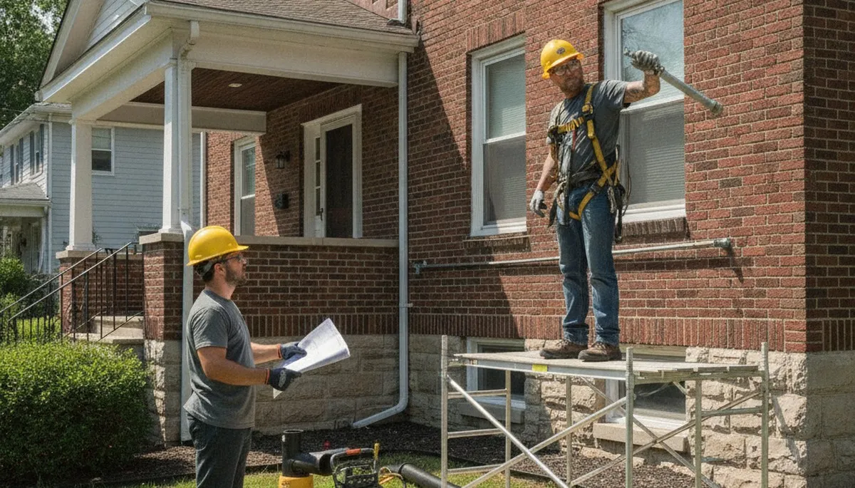 Plumber repairing pipe in Hoboken, NJ for residential plumbing service