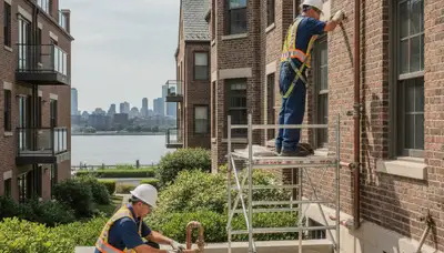 Professional Hoboken, NJ plumber repairing a residential pipe leak for plumbing repair service
