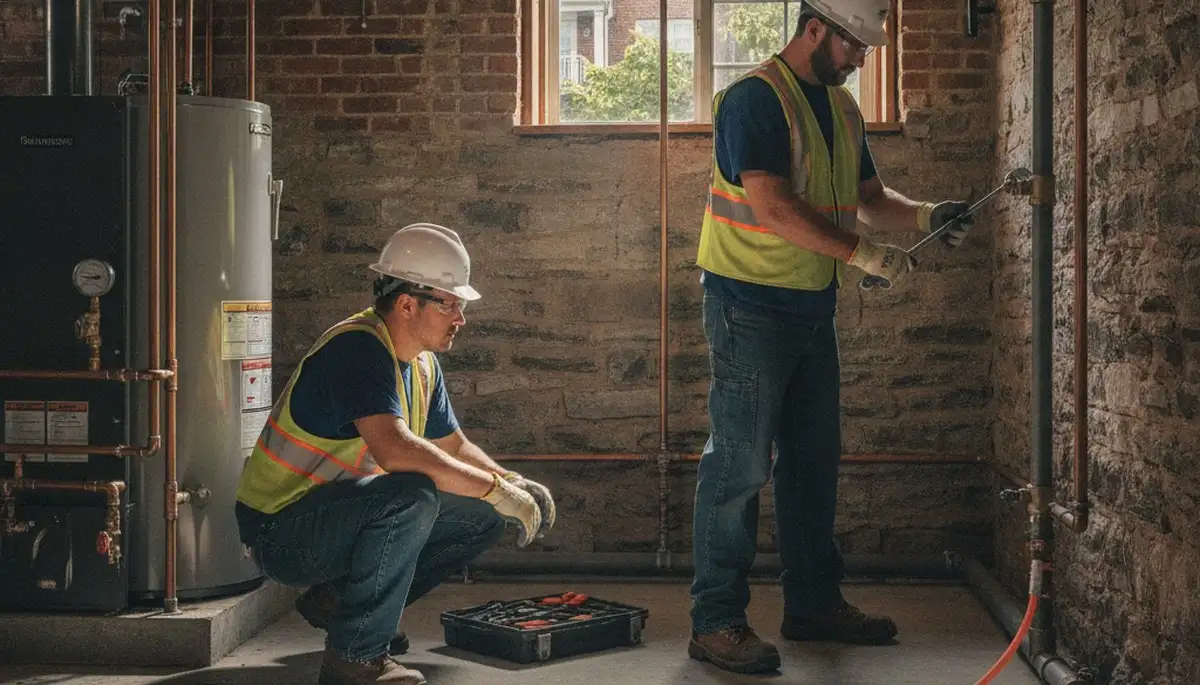Professional plumber providing plumbing repair service in Hoboken, NJ