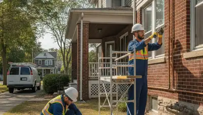 Plumber repairing a pipe in Hoboken, NJ for residential plumbing service