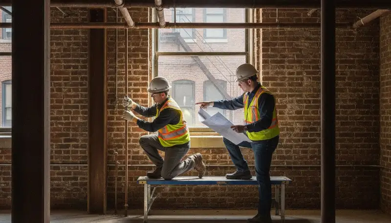 Plumber repairing pipes in Hoboken, NJ for plumbing repair service