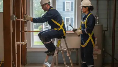 Professional Hoboken, NJ plumber repairing a pipe for reliable plumbing service