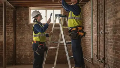Plumber repairing a leak in Hoboken, NJ for fast plumbing service