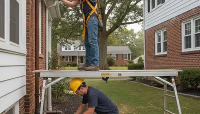 Plumber repairing pipe in Hoboken, NJ for reliable plumbing service