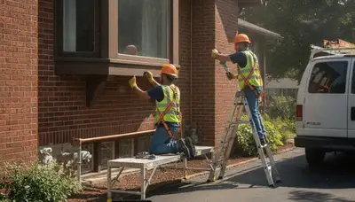 Hoboken, NJ plumber repairing a leak with professional plumbing tools in a residential home