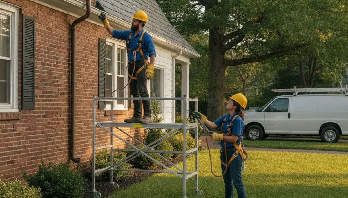 Professional Hoboken, NJ plumber repairing a residential plumbing leak