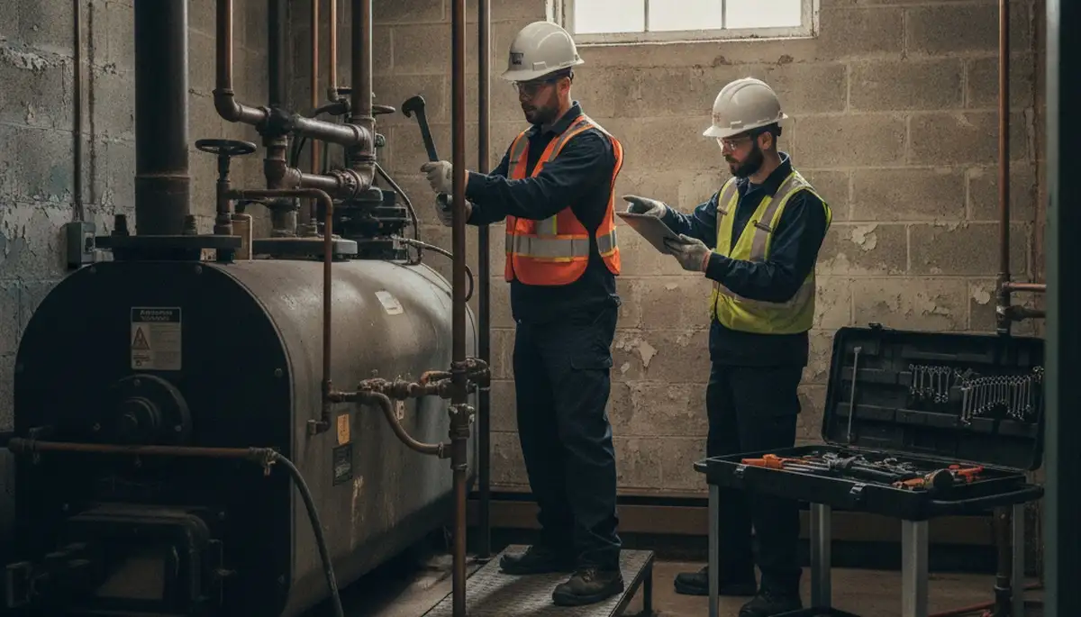 Plumber repairing a pipe in Hoboken, NJ for reliable plumbing repair service