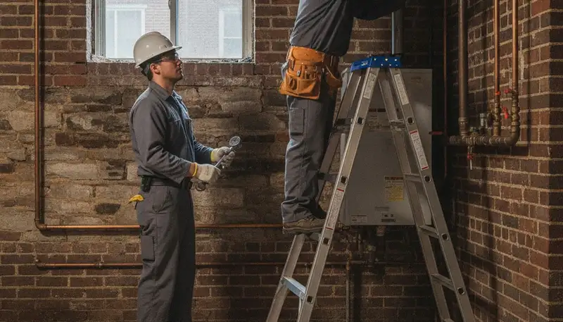 Professional plumber repairing a pipe in Hoboken, NJ for reliable plumbing service