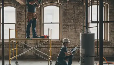Plumber repairing a pipe in Hoboken, NJ for reliable residential plumbing service
