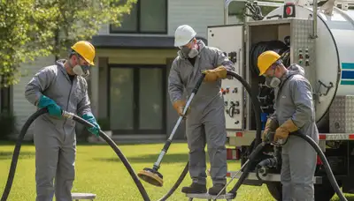 Septic tank cleaning service for Hoboken, NJ homes by On Call Plumbers