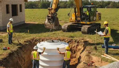 Septic tank installation for Hoboken, NJ homes by local plumbing repair experts