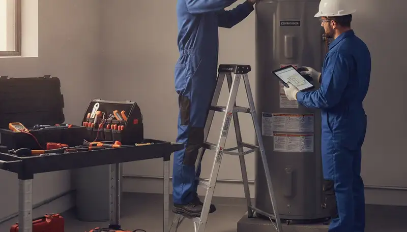 Water heater repair technician serving homes in Hoboken, NJ